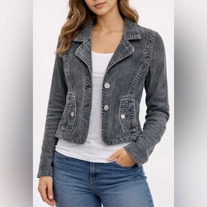 Tommy Jeans Vintage Corduroy Blazer Jacket Gray Y2K 90s Academia Medium